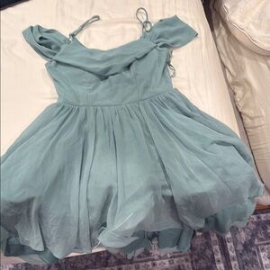 Charming Kids Dress in Light Blue